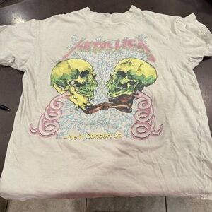Metallica Graphic Tee - Cream